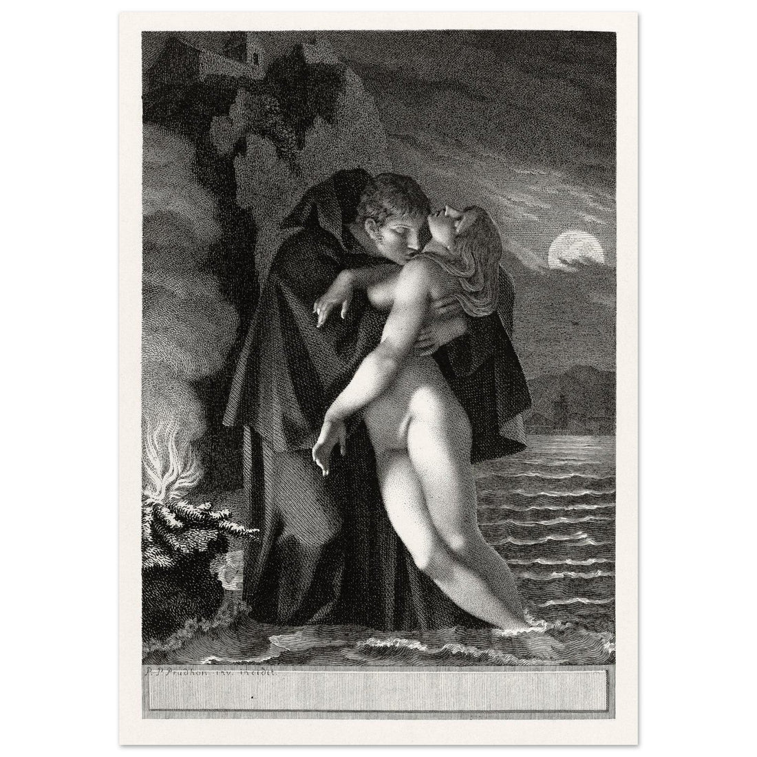 Phrosine and Melidore by Pierre Paul Prudhon 1796.