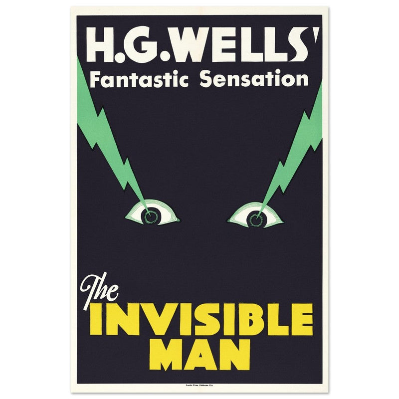 The Invisible Man movie poster.