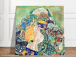 Gustav Klimt Baby cradle painting.