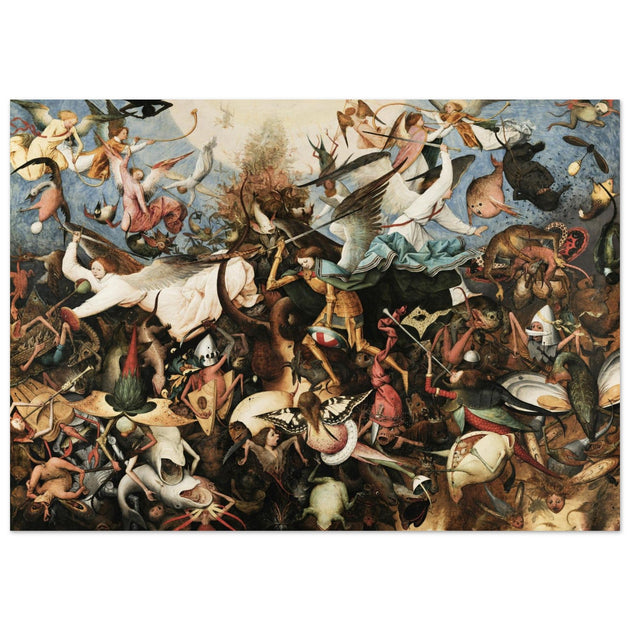 The Fall of the Rebel Angels painting by Pieter Bruegel The Elder.