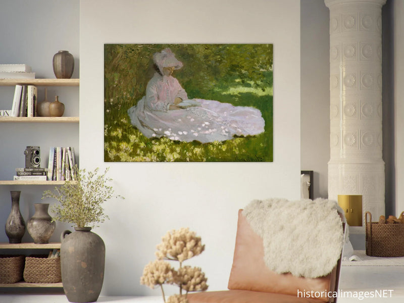 Springtime by Claude Monet