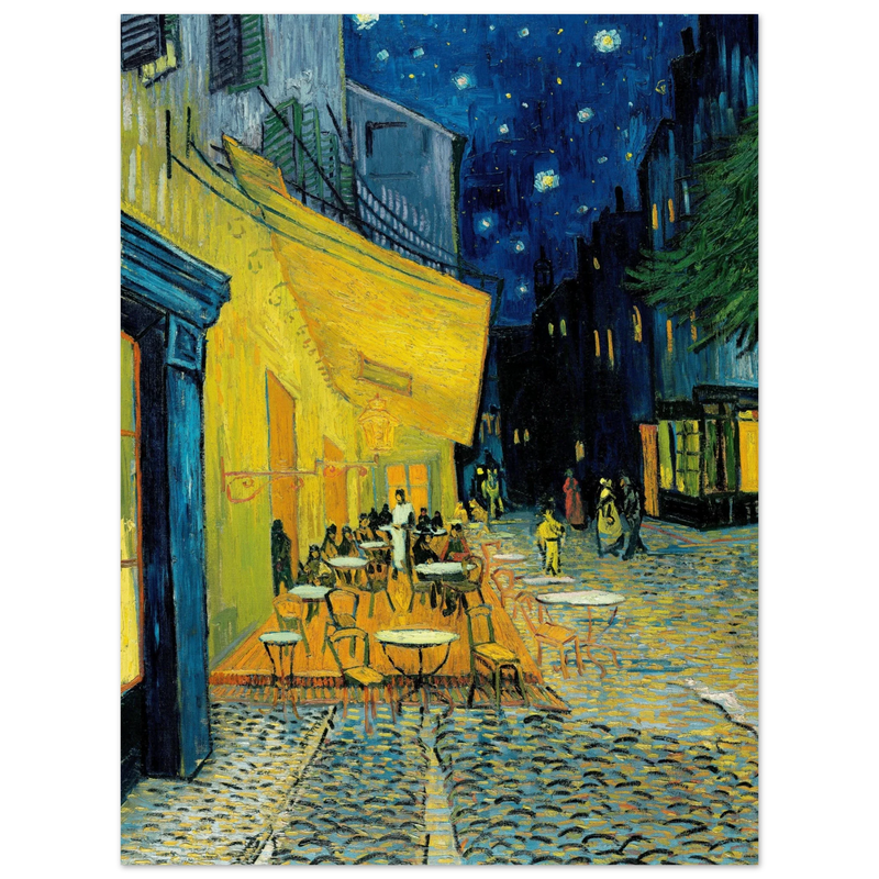 Terrace of a café at night Place du Forum by Vincent Van Gogh