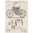 Motorcycle old patent 686284 by Gottschalk