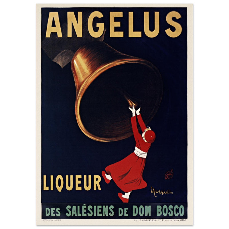 Angelus liqueur des Salesiens de dom Bosco advertising vintage poster by Leonetto Cappiello.