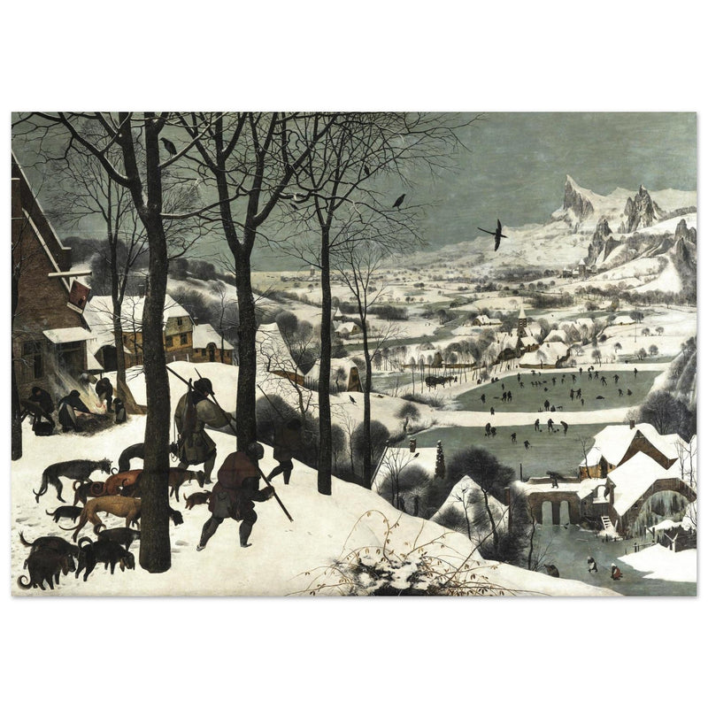Hunters in the Snow painting by Pieter Bruegel.