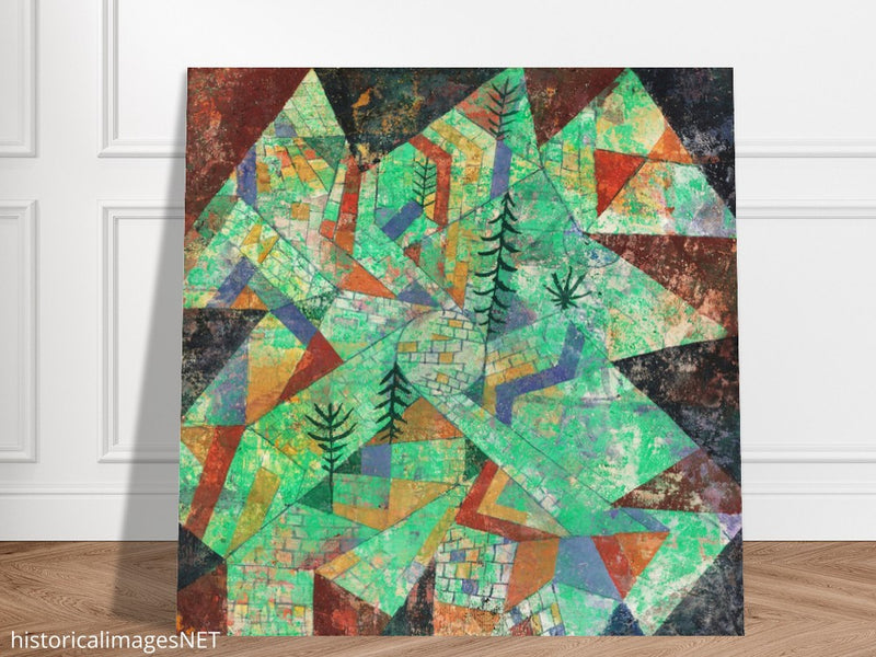 Paul Klee Wald Bau ( Forest construction )