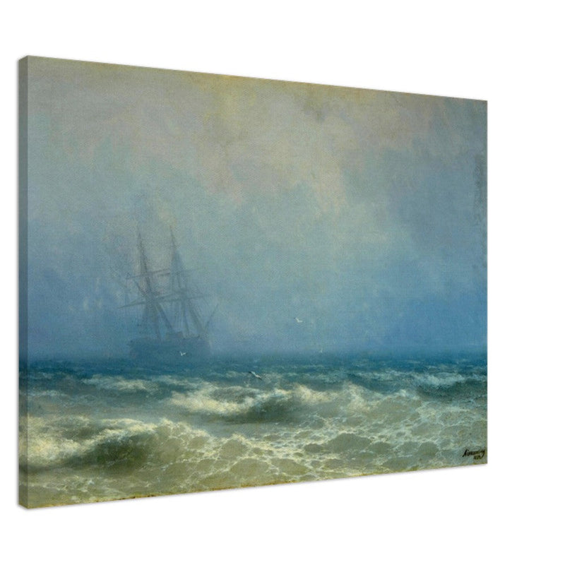Fog over the Sea by Ivan Aivazovsky 1884.