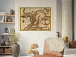 Ancient map print of Central America and the northwestern part of South America 1631.