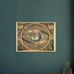 Scenography of the Ptolemaic cosmography by Andreas Cellarius. Cosmographical atlas.