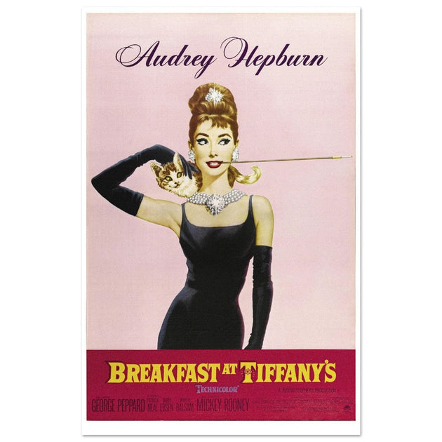 Breakfast at Tiffany's movie poster.