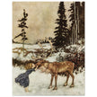 Illustration by Edmund Dulac for The Snow Queen by Hans Christian Andersen.