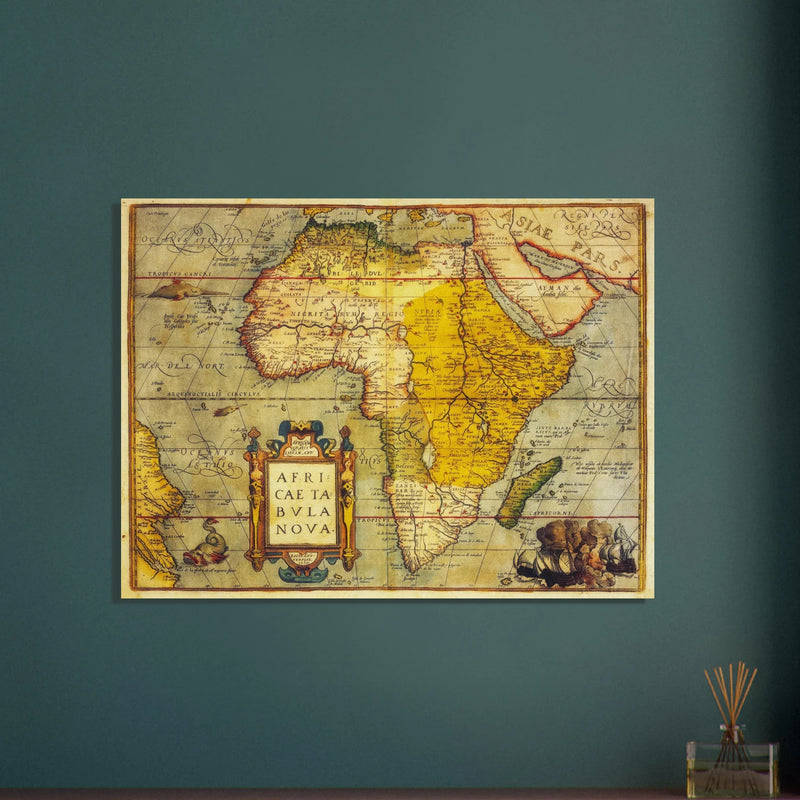 Africa map by Abraham Ortelius