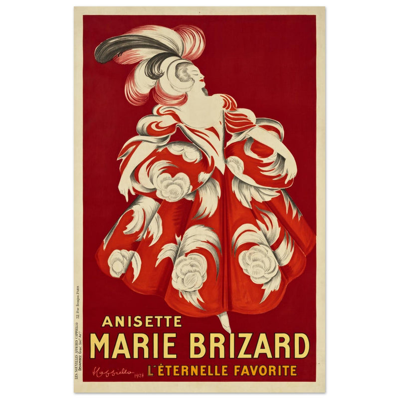 Anisette Marie Brizard vintage advertising poster by Leonetto Cappiello.