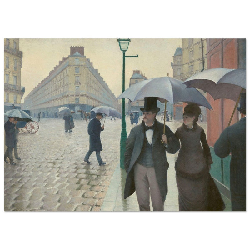 Paris Street Rainy Day by Gustave Caillebotte 1877.