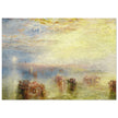 Approach to Venice by Joseph Mallord William Turner. Antique abstract painting of Venice Italy.