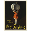 Cacao Suchard vintage advertising poster of 1911 made by Leonetto Cappiello.
