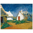White Cottages at Saintes-Maries by Vincent Van Gogh