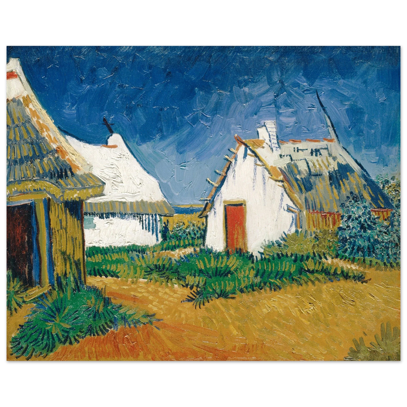 White Cottages at Saintes-Maries by Vincent Van Gogh