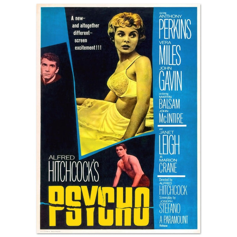 Psycho movie poster.