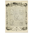 The Constitution of the United States of America vintage poster of 1865.