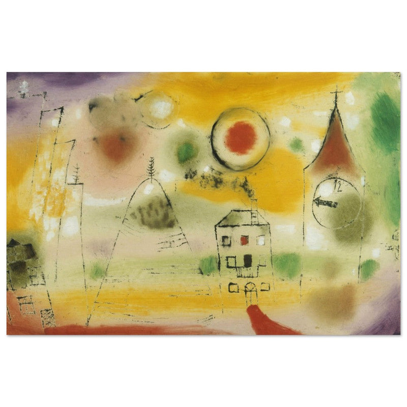 Paul Klee Winter Day, Shortly before Noon.