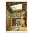 Roman courtyard in Pompeii by G. Discanno book project by Fausto and Felice Niccolini.