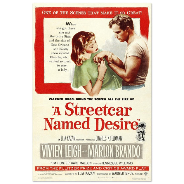 A Streetcar Named Desire movie poster.