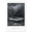 Gustave Dore illustration of King Arthur legend . The Fairy Circle. From the book Idylls of the King by Alfred Tennyson.