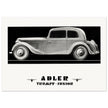 Adler Trumpf Junior Cabrio limousine car vintage print reproduction.