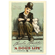 A Dog's life Charlie Chaplin movie poster.