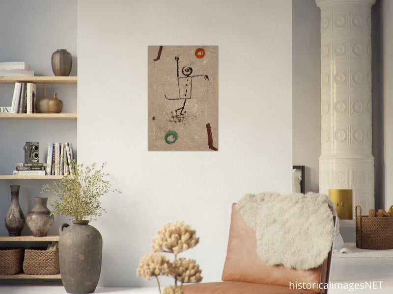 Paul Klee Arie des Tenor Buffo abstract painting.