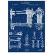 Sewing machine vintage patent 1897 by F. H Richards.