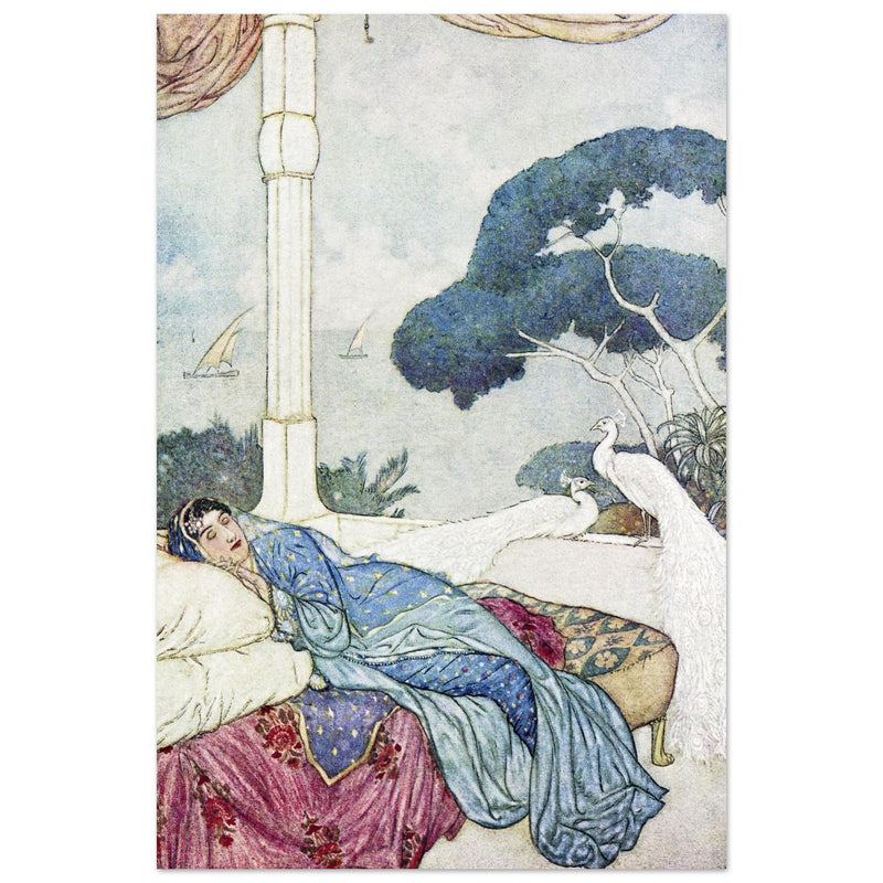 Edmund Dulac Rubaiyat of Omar Khayyam vintage illustration.