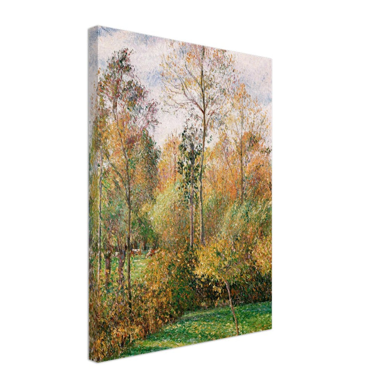 Autumn Poplars Eragny by Camille Pissarro 1894.
