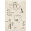 Vintage revolver patent by C P O'Neill.
