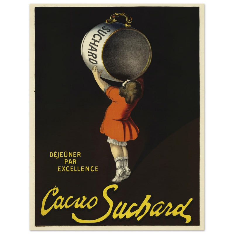 Cacao Suchard vintage advertising poster of 1911 made by Leonetto Cappiello.