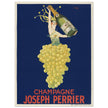Joseph Stall Champagne Joseph Perrier vintage poster