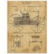 Road vehicle patent 540648 1895 by Charles Edgar Duryea. Automobile car history