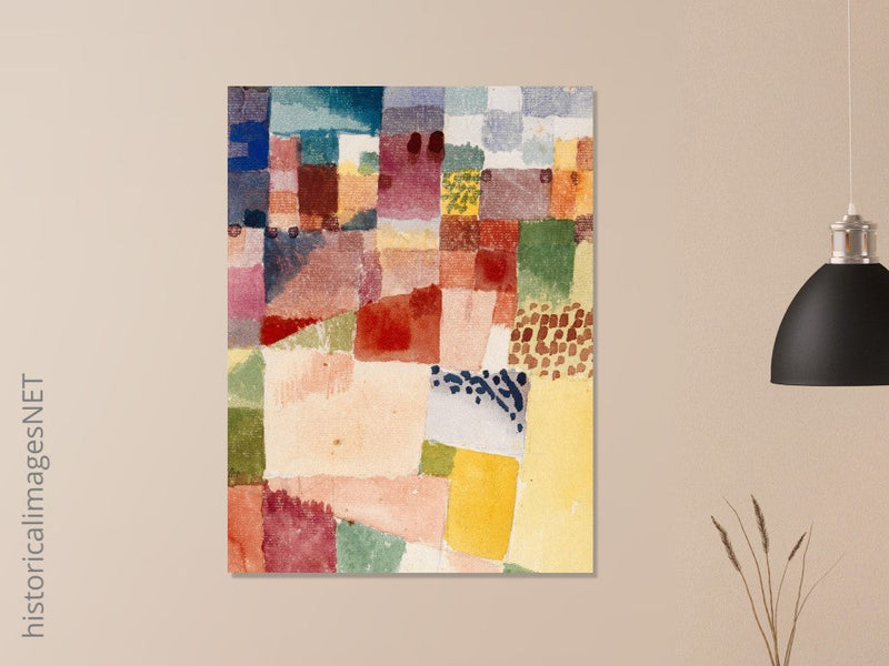 Paul Klee Motiv aus Hammamet abstract painting.