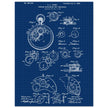 Winding Mechanism for Time Pieces, vintage clock patent .