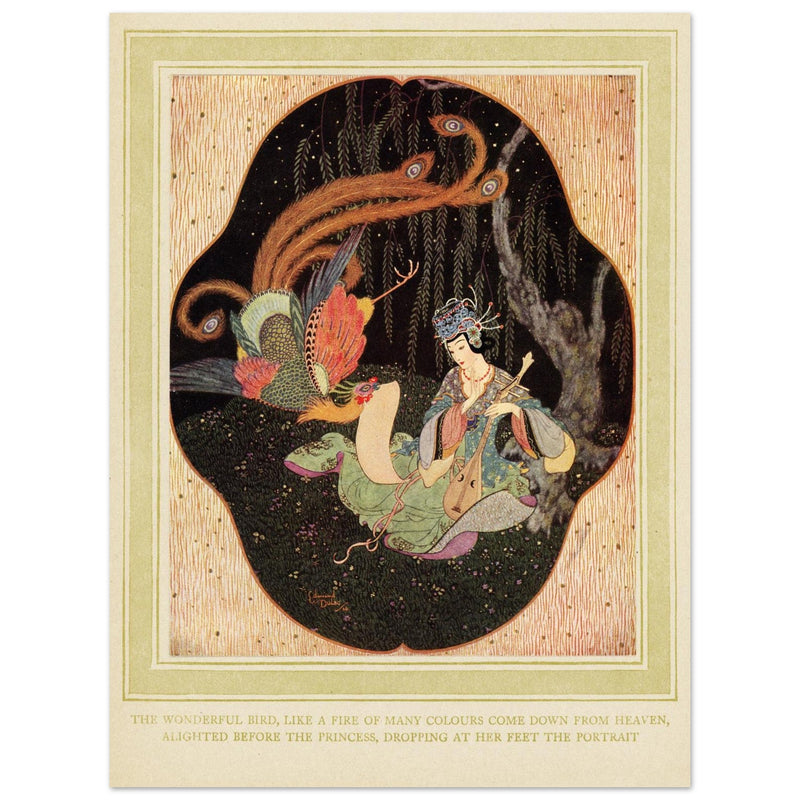 Edmund Dulac The story of the bird Feng. A Fairy tale from China.
