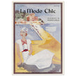 La Mode Chic old vintage fashion magazine cover from the 30s.