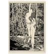 John Austen illustration for Hamlet The death of Ophelia