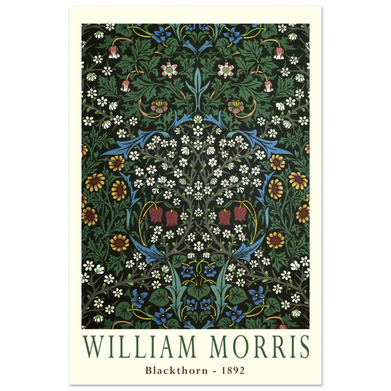 William Morris Blackthorn 1892.