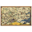 United Kindon Greater London vintage map  by Taylor Walker & Co.