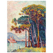 Paul Signac Antibes (la pinede) Pine trees painting