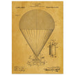 Airship patent drawing by T S C lowe Air balloon illustration