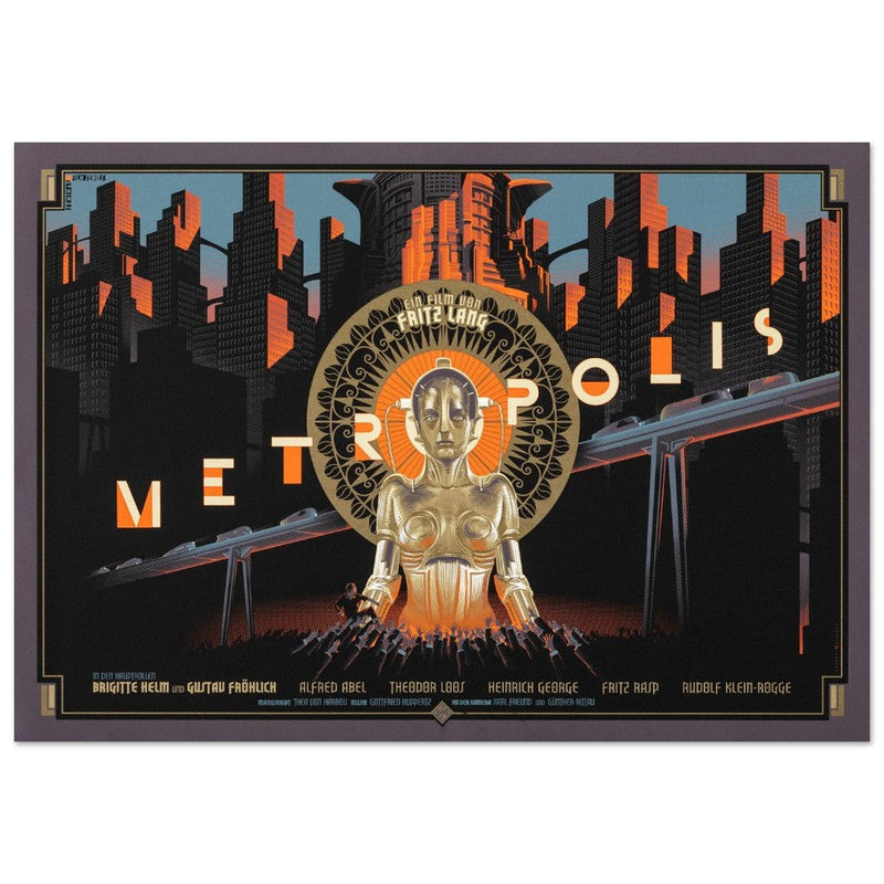 Metropolis movie poster.