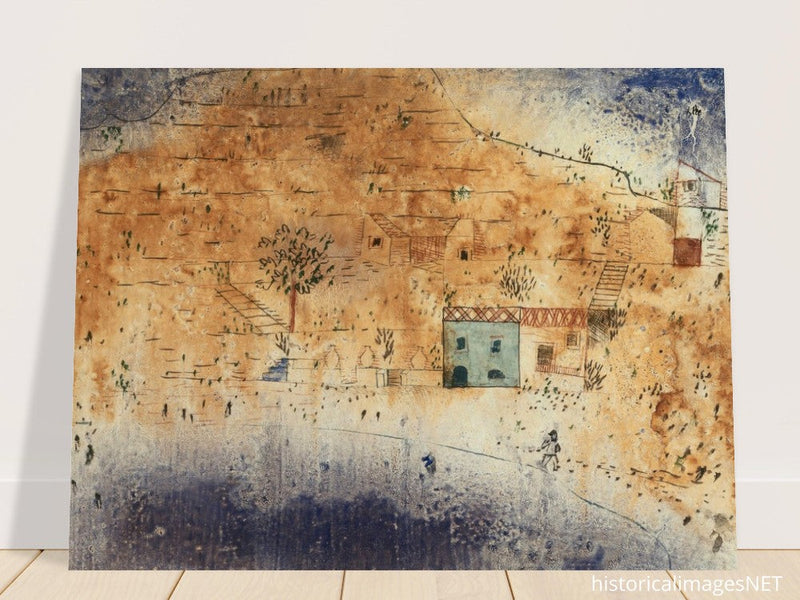 Paul Klee Bay M on Sicily abstract painting.