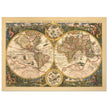 1596 World map by Arnold and Hendrik Van Langren. Orbis Terrae Compendiosa map fine art map is a marvel of historic cartography